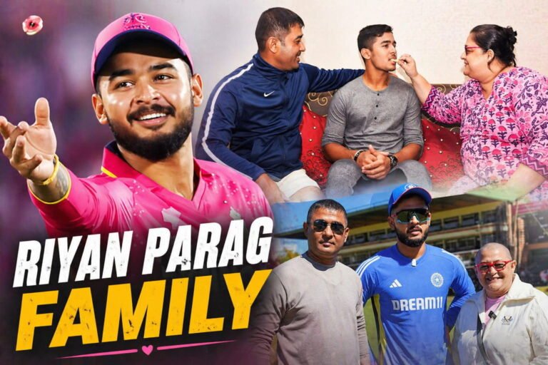 Riyan Parag family photos with parents Parag Das and Mithoo Barooah together