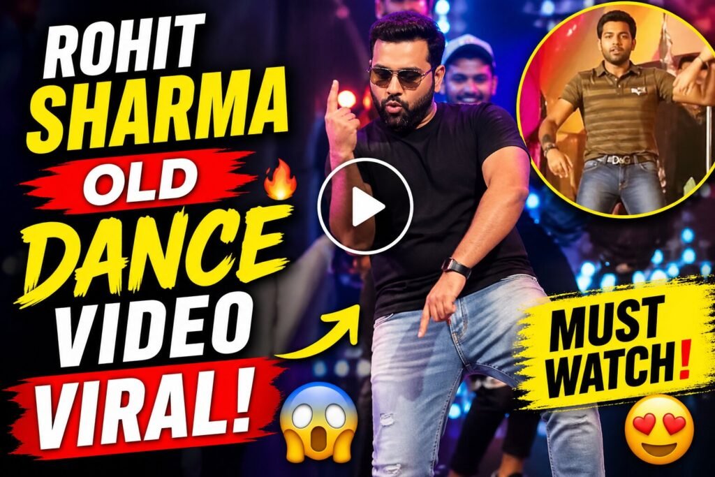 Rohit Sharma Dance Video Viral