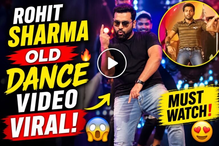 Rohit Sharma Dance Video Viral