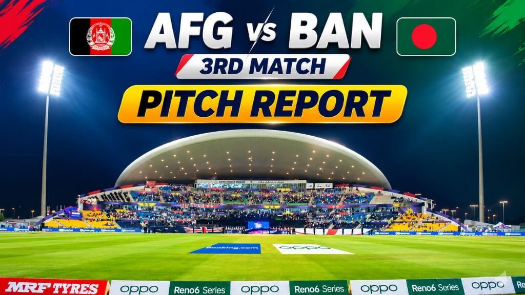 AFG vs BAN 3rd Match 2026 Pitch Report
