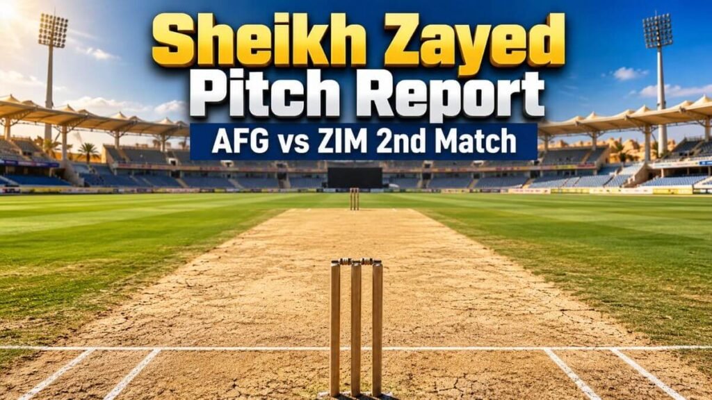 AFG vs ZIM 2nd Match 2026 Pitch Report