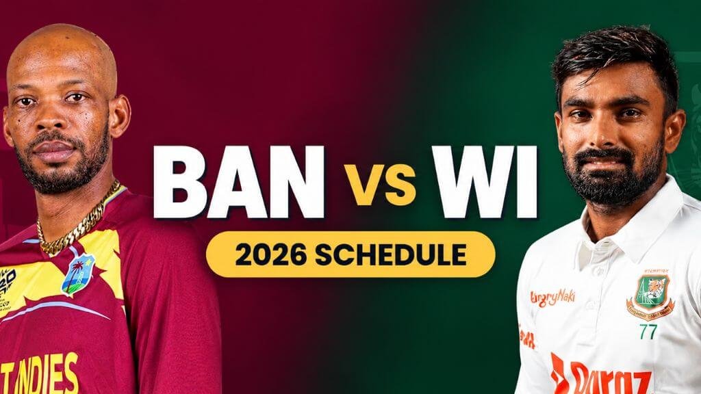 BAN vs WI Test Match 2026