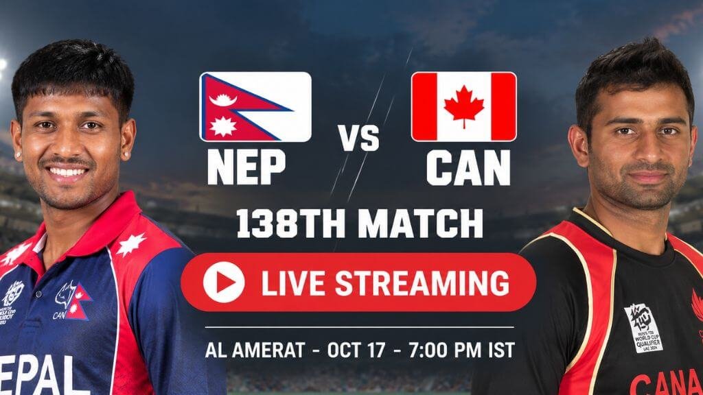 Canada vs Nepal live streaming