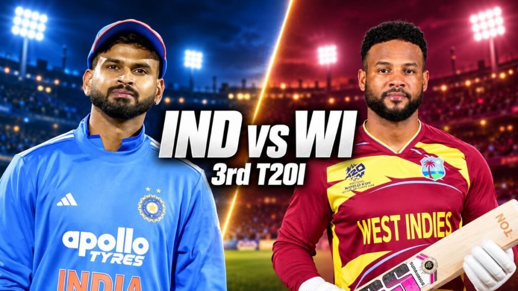 IND vs WI 3rd T20I umpires and Commentators List