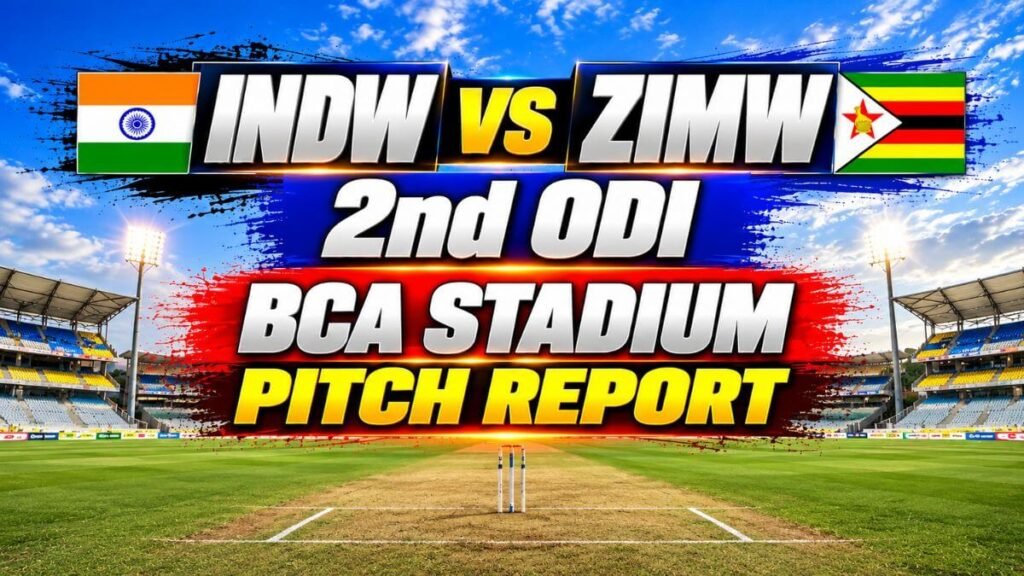 INDW vs ZIMW 2nd ODI match 2026 Pitch Report