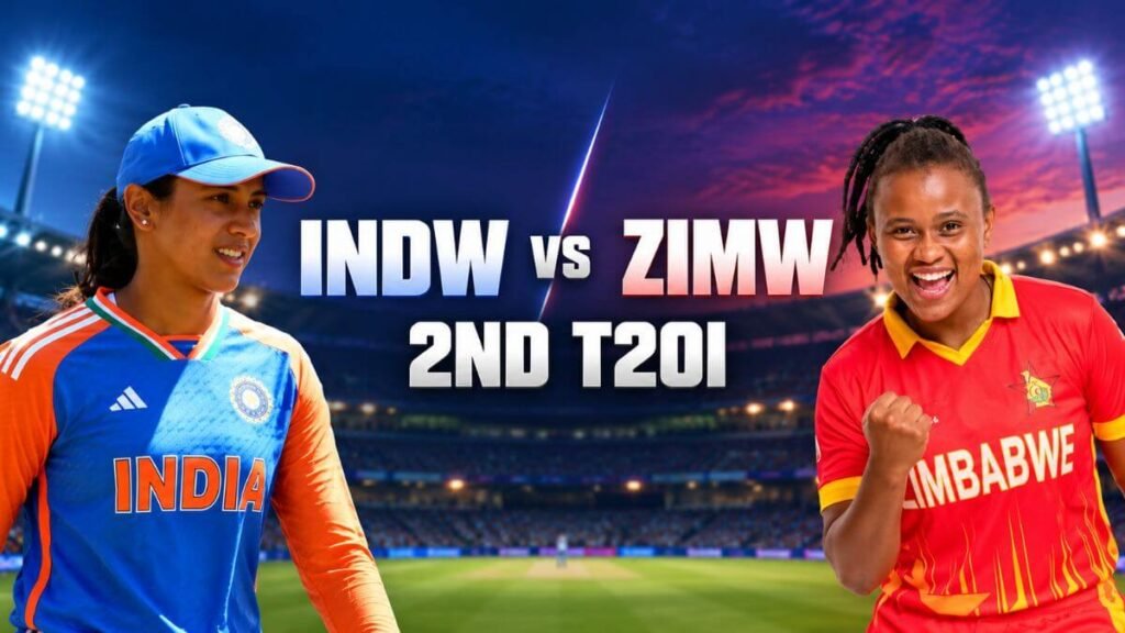 INDW vs ZIMW 2nd T20I 2026 Umpires and commentators list