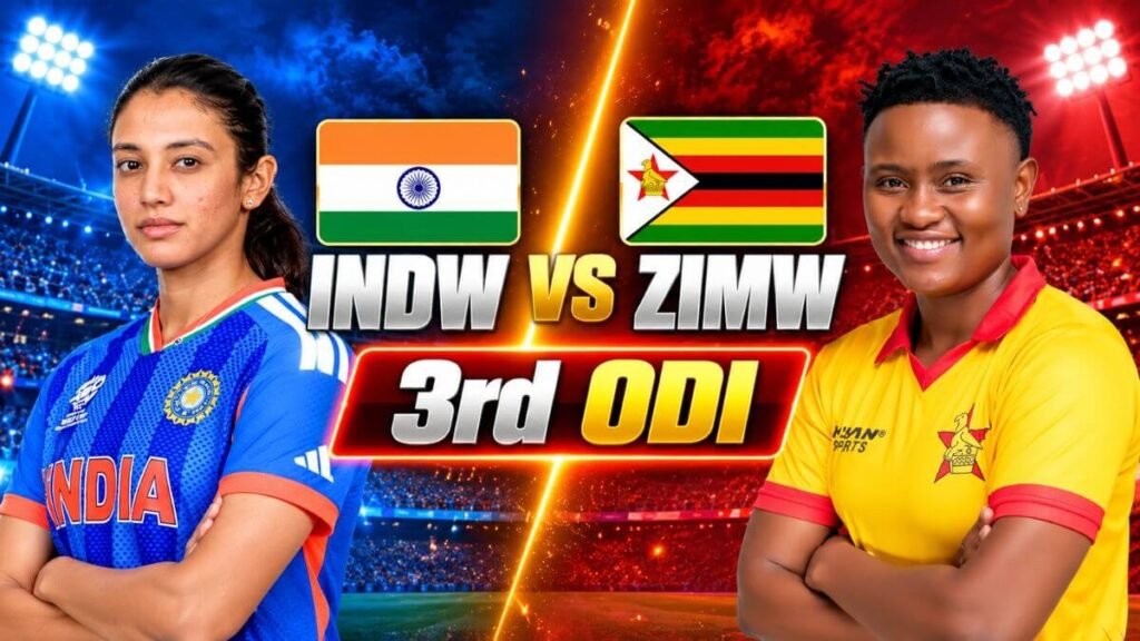 INDW vs ZIMW 3rd ODI List of Umpires and Commentators