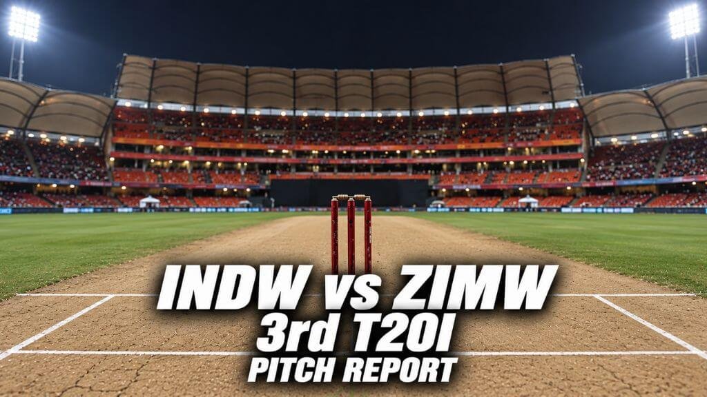 INDW vs ZIMW 3rd T20I 2026 Pitch Report