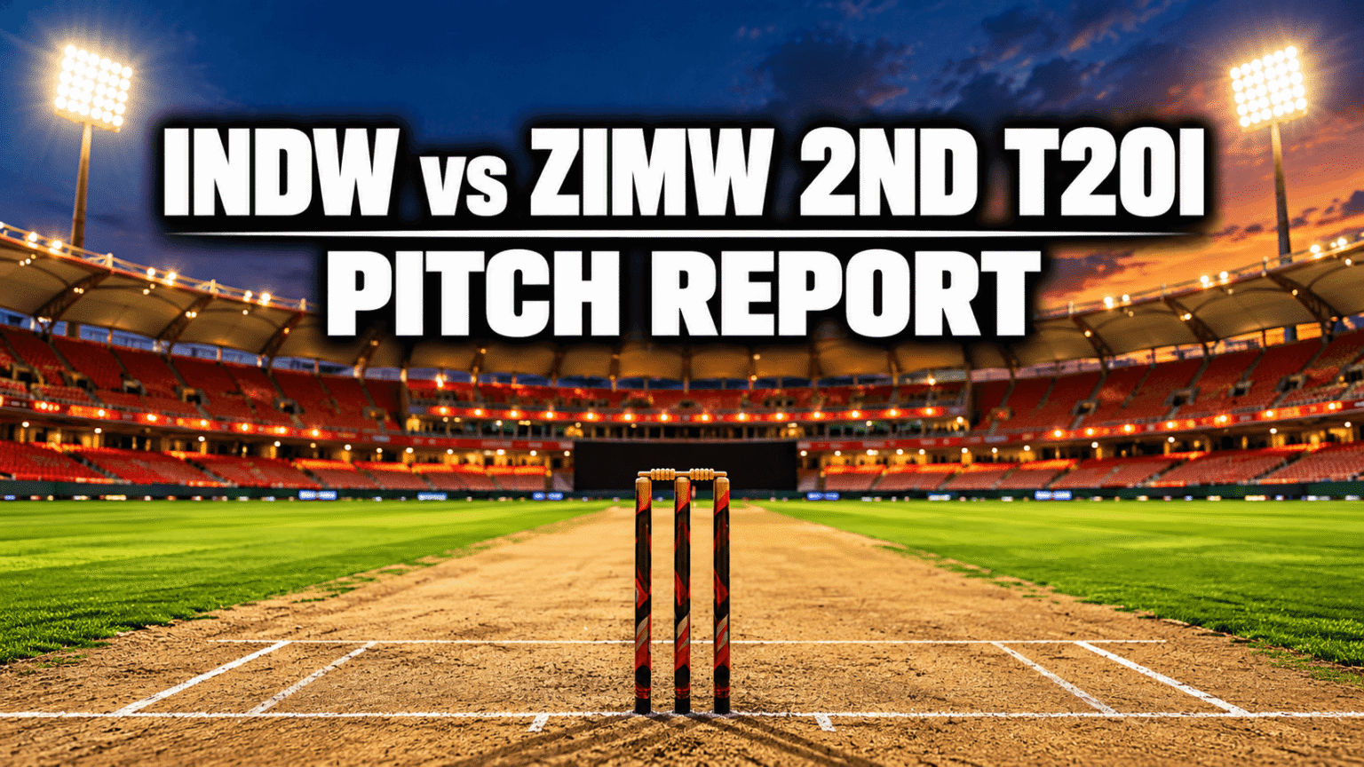 INDW vs ZIMW 2nd T20I Pitch Report