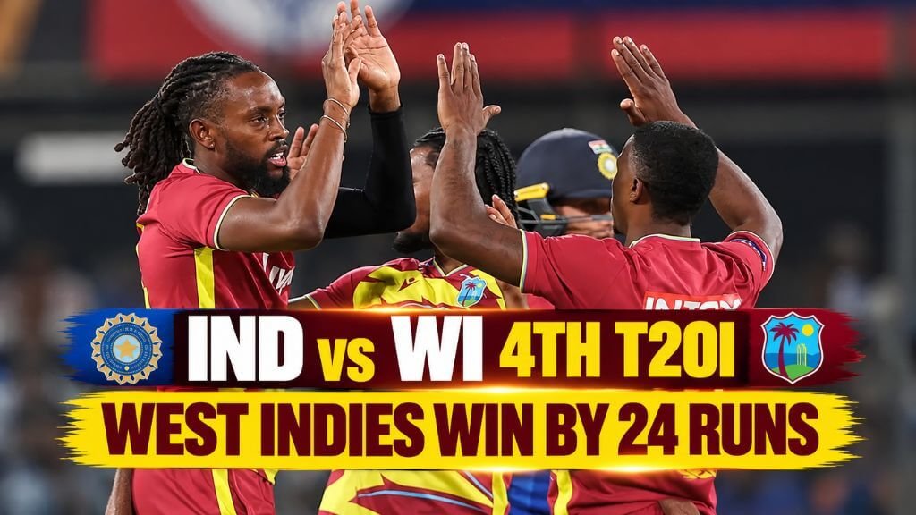 India vs West Indies 4th T20I Result