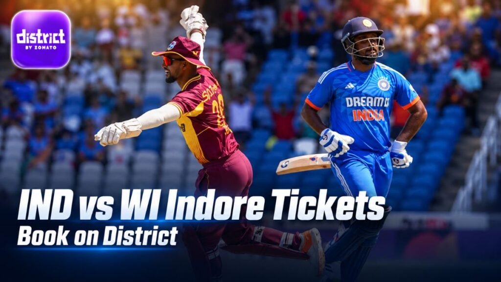 India vs West Indies Indore T20I Tickets