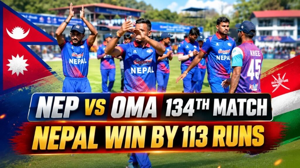NEP vs OMA 134th Match