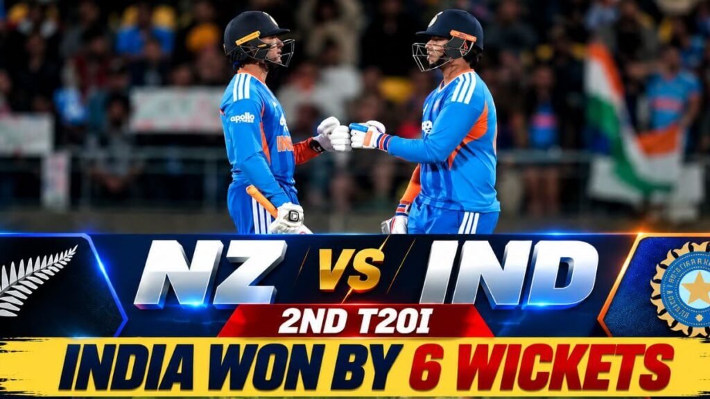 NZ vs IND 3rd T20I 2026 Result