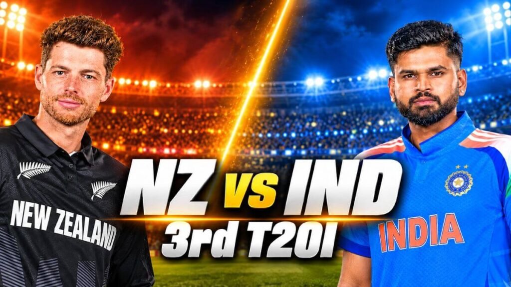 NZ vs IND 3rd T20I 2026 Umpires and Commentators List