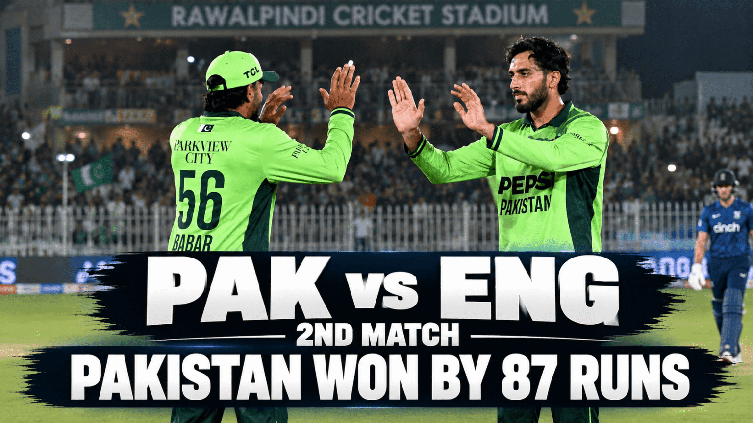 PAK vs ENG 2nd Match 2026 Result