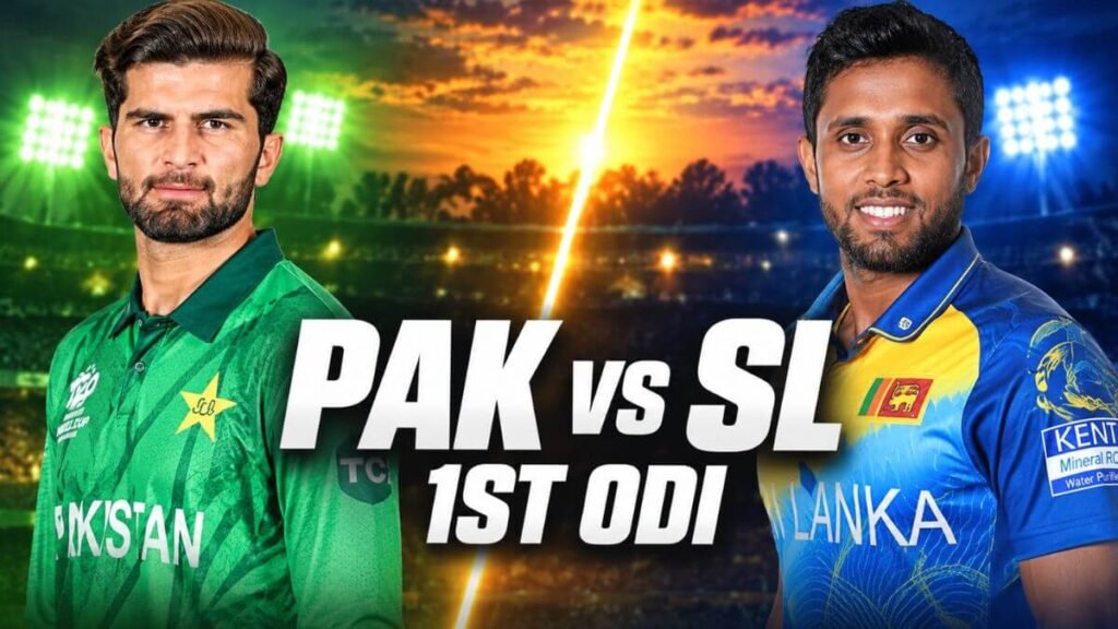 PAK vs SL 1st ODI 2026