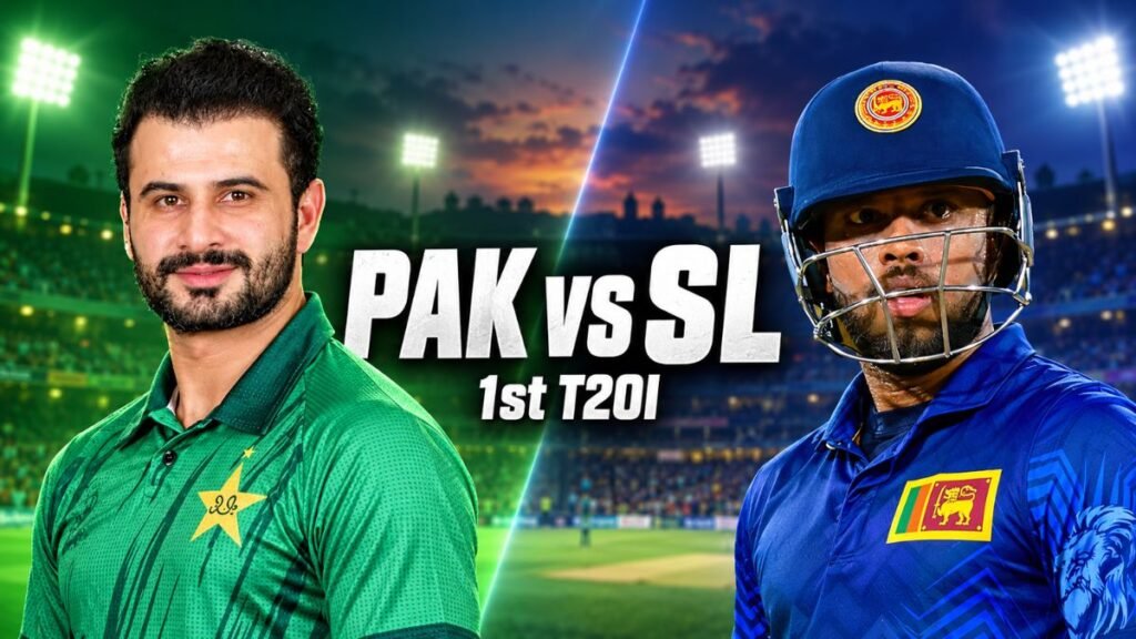 PAK vs SL 1st T20I 2026 Umpires List