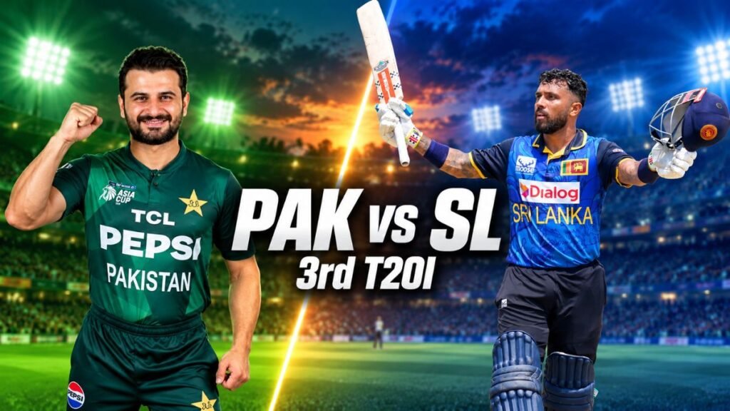 PAK vs SL 3rd T20I 2026 Umpires and Commentators List