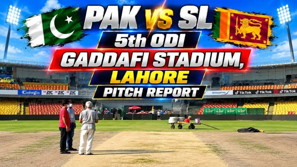 PAK vs SL 5th ODI 2026 Pitch Report