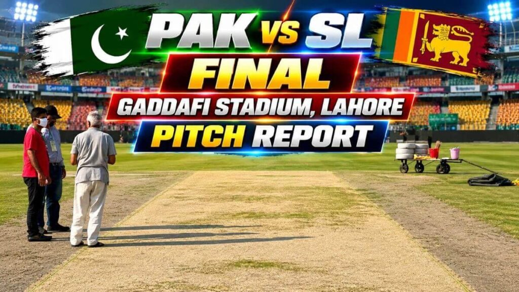 PAK vs SL Final Pitch Report