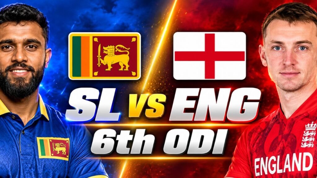 SL vs ENG 6th ODI List of Umpires and commentators